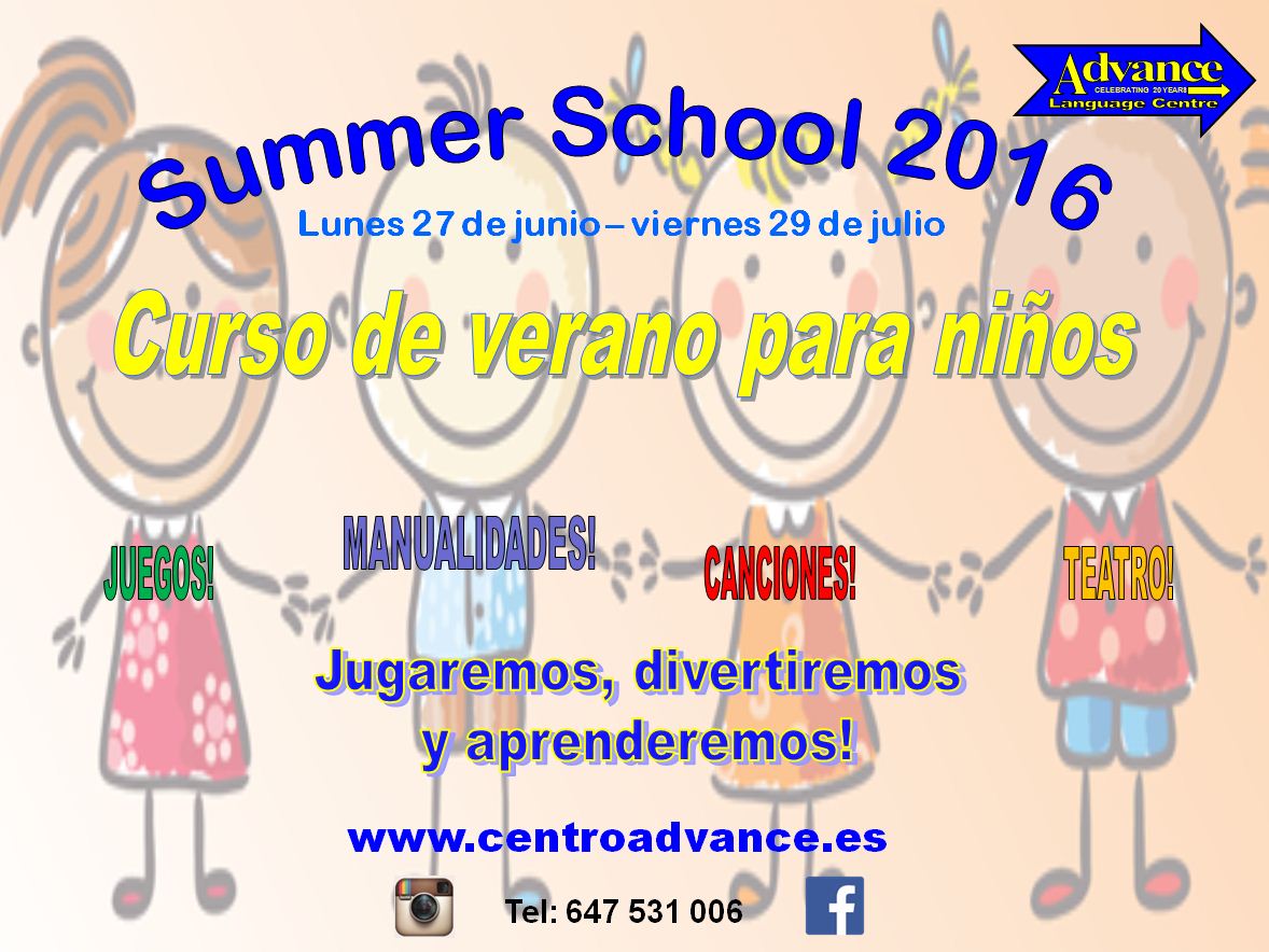 cursos intensivo de inglés niños