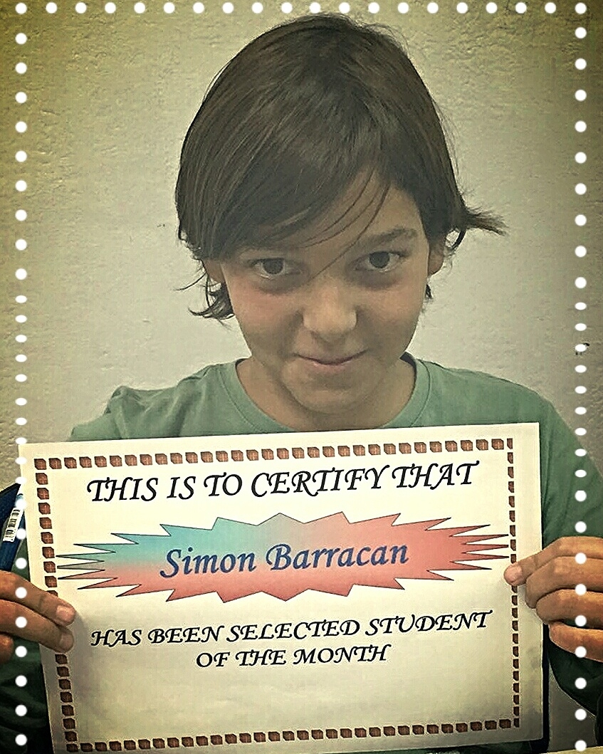 Student of the month at Advance