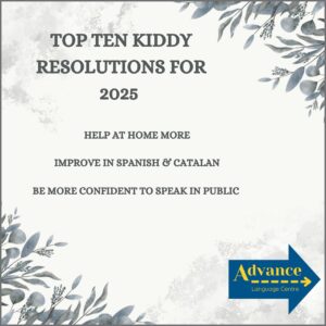 Advance asks the younger students about their New Year Resolutions.