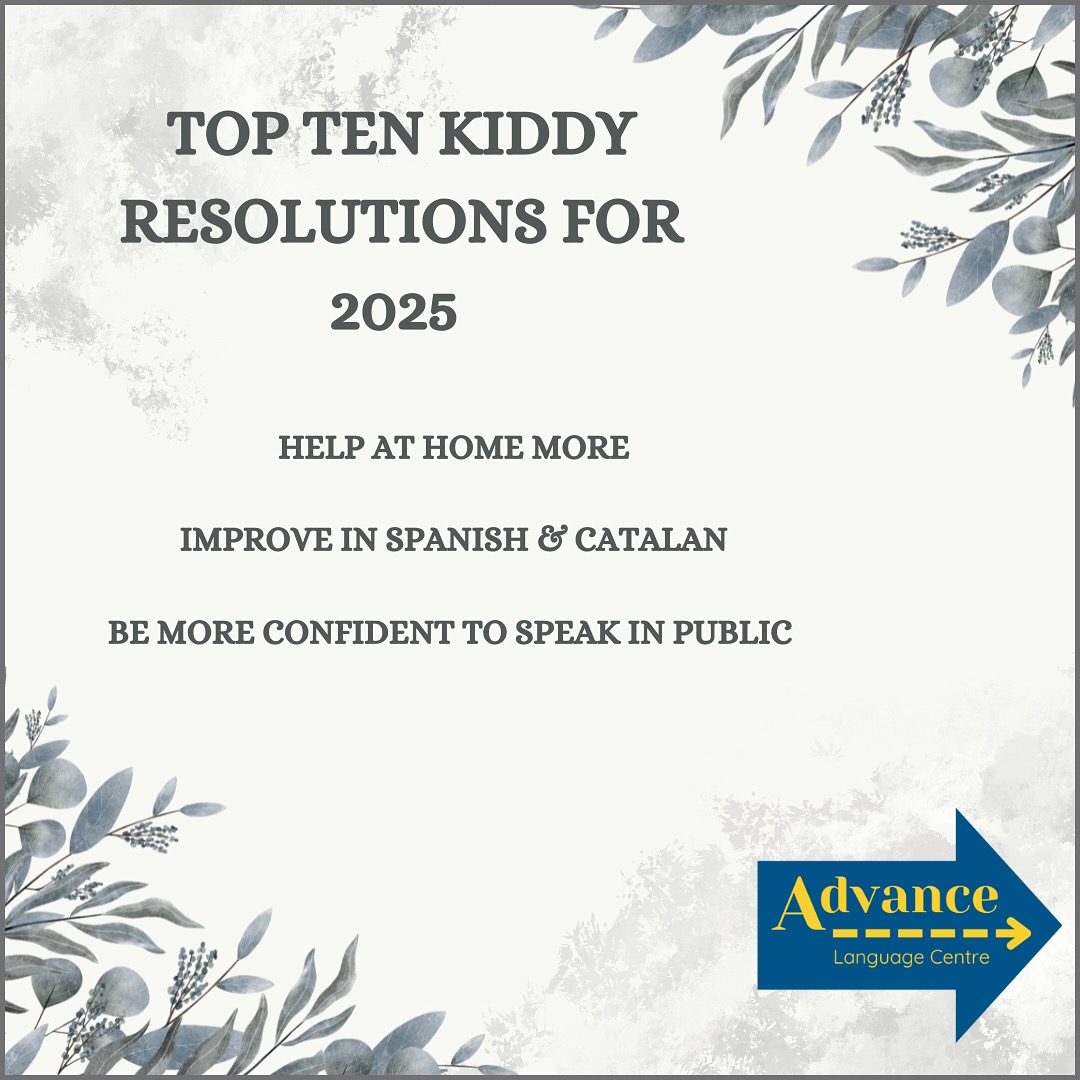 Advance asks the younger students about their New Year Resolutions.