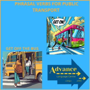 Phrasal verbs for public transport