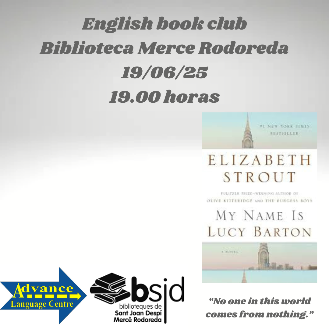Club de lectura en inglés sobre el libro My Name is Lucy Barton